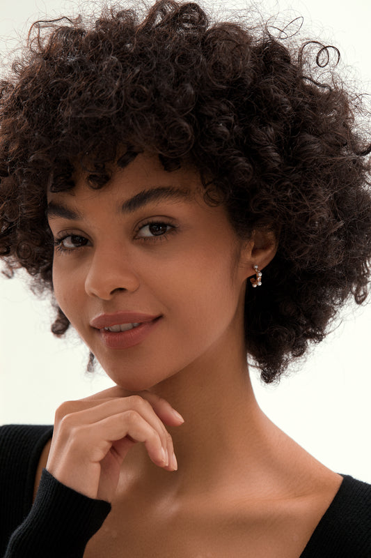 Thick Open C-shaped Earrings