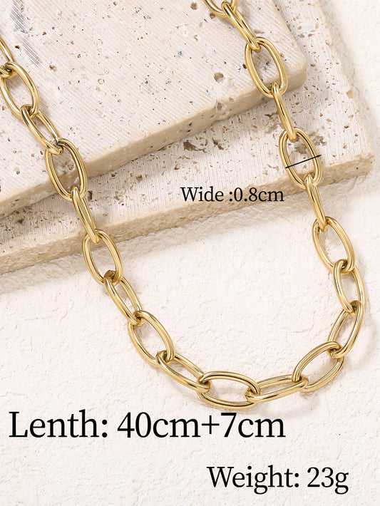 Paperclip Link Chain Necklace