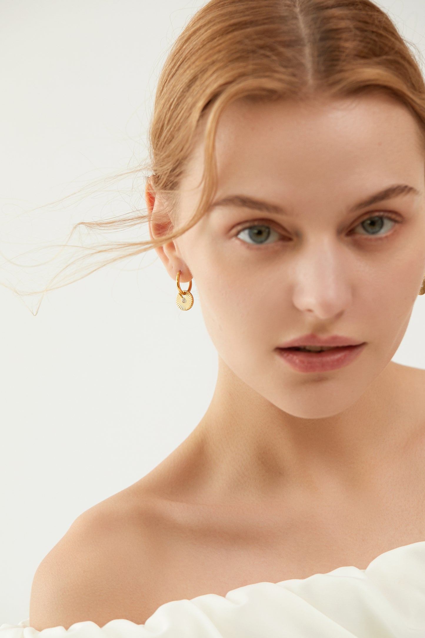 Dangle Drop Earrings with CZ