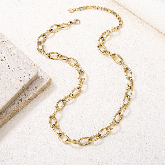Paperclip Link Chain Necklace