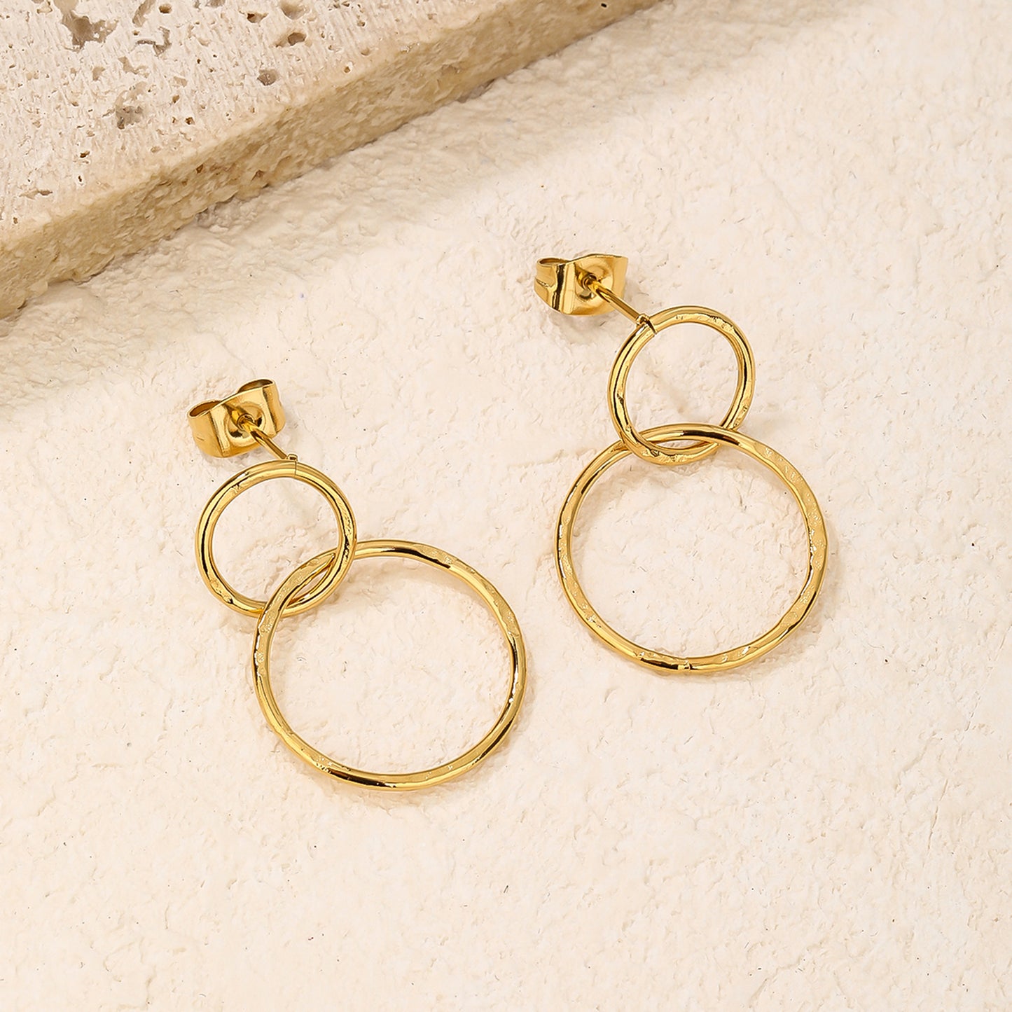 Double Circle Earrings