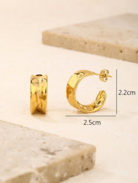 Gold Chunky Earrings
