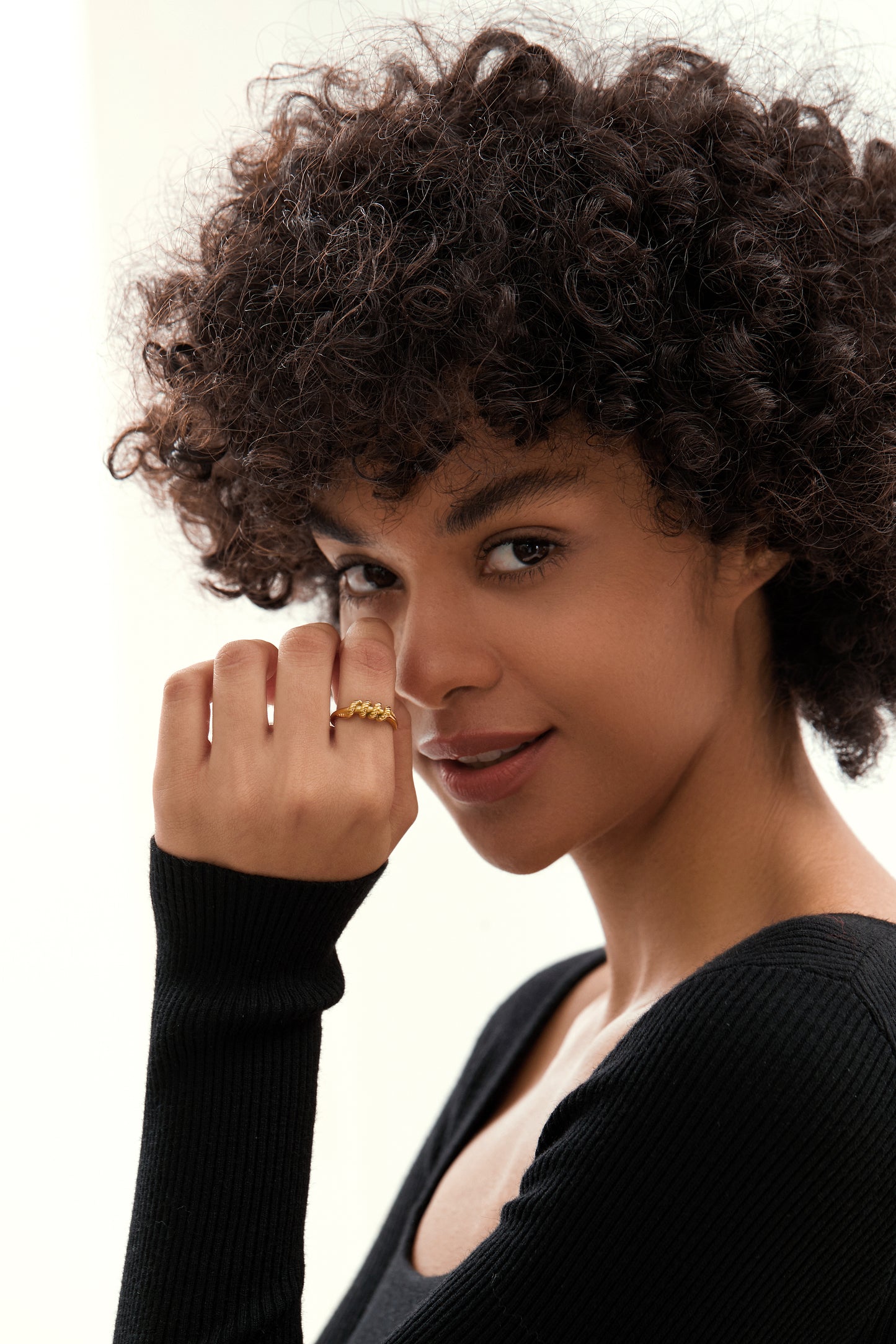 Vintage Braided Twisted Signet Ring