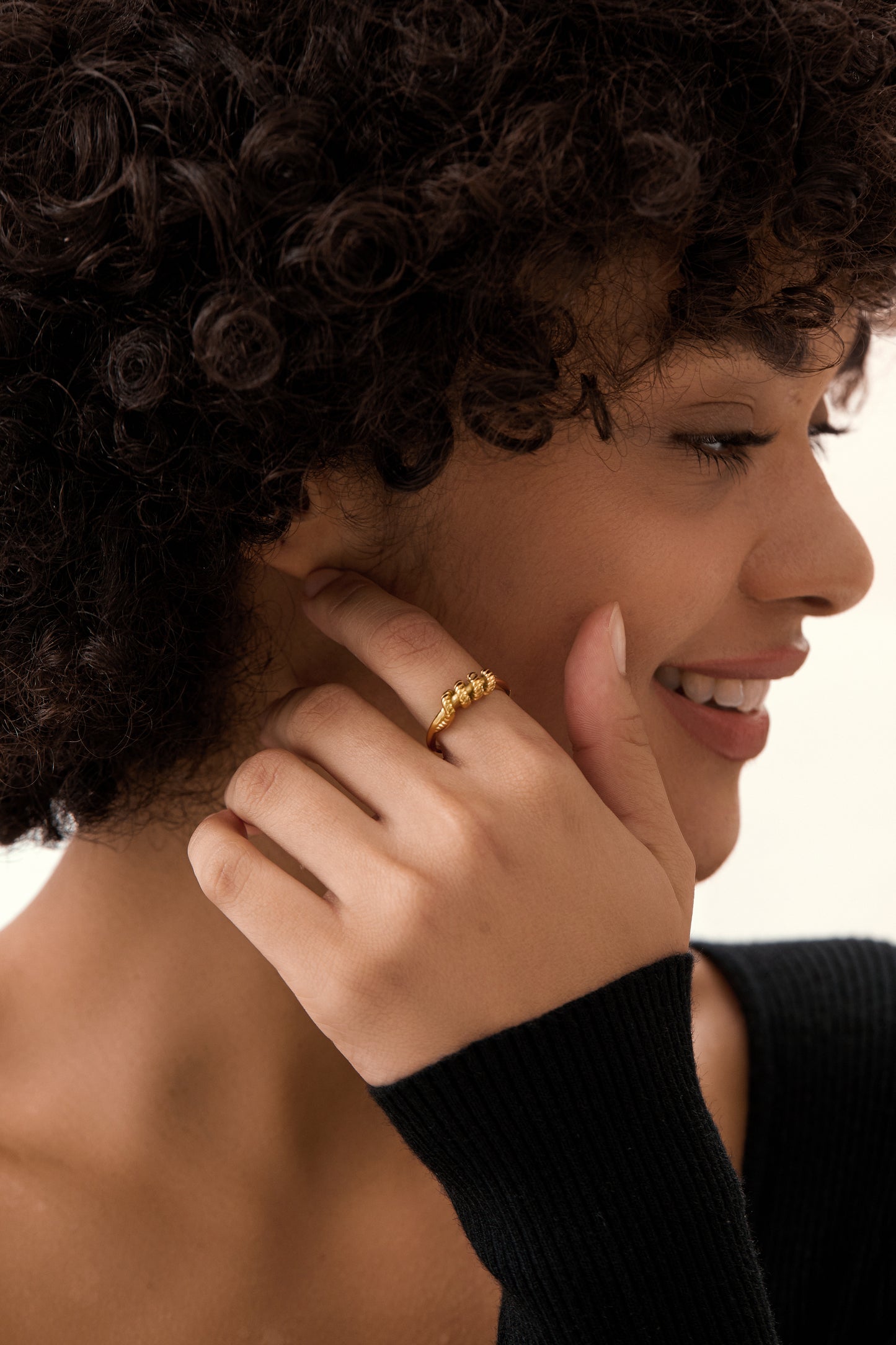 Vintage Braided Twisted Signet Ring