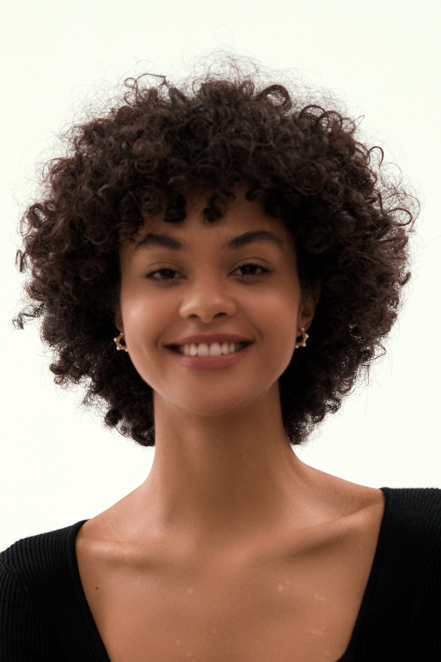 Thick Open C-shaped Earrings