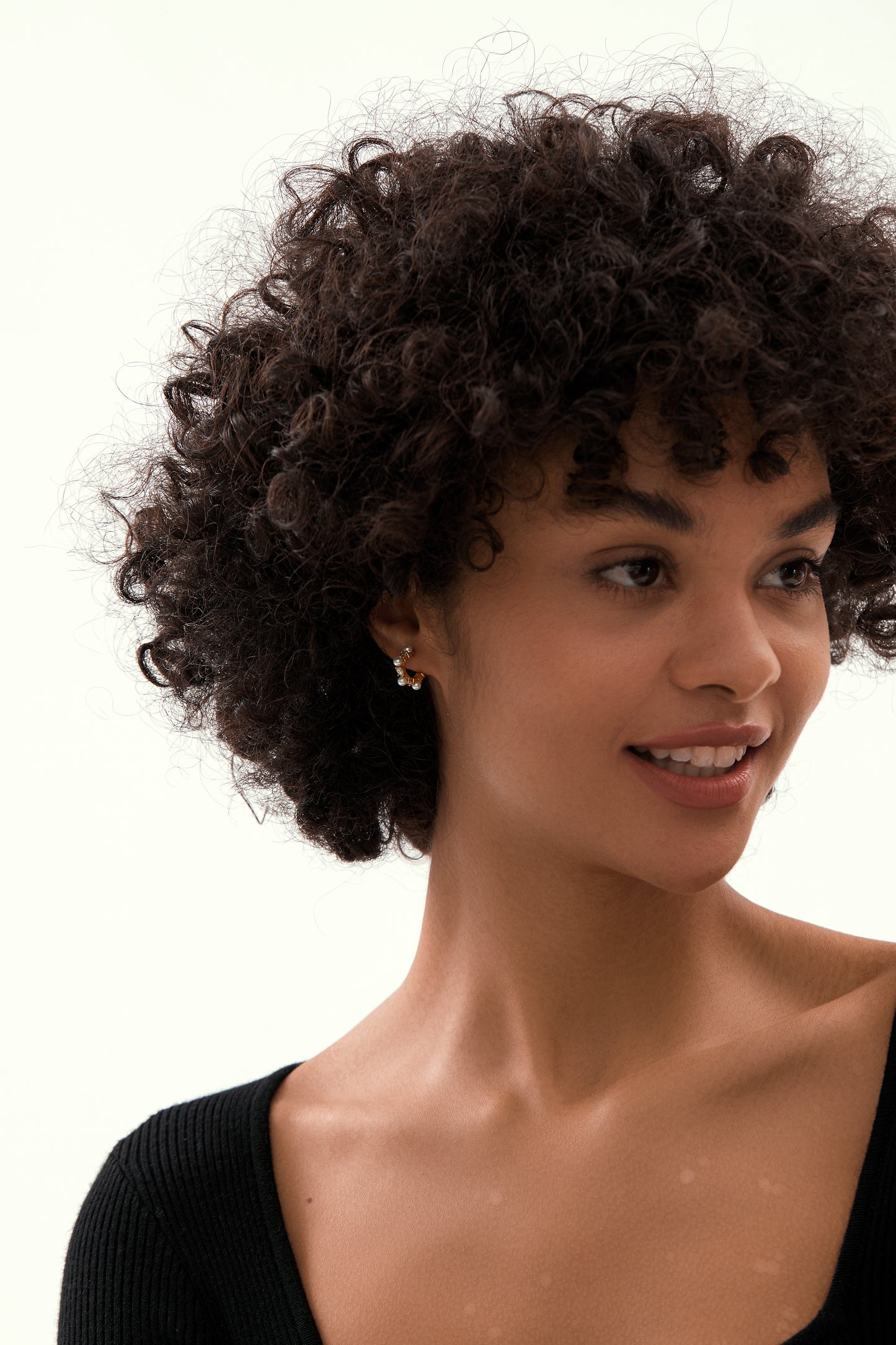 Thick Open C-shaped Earrings