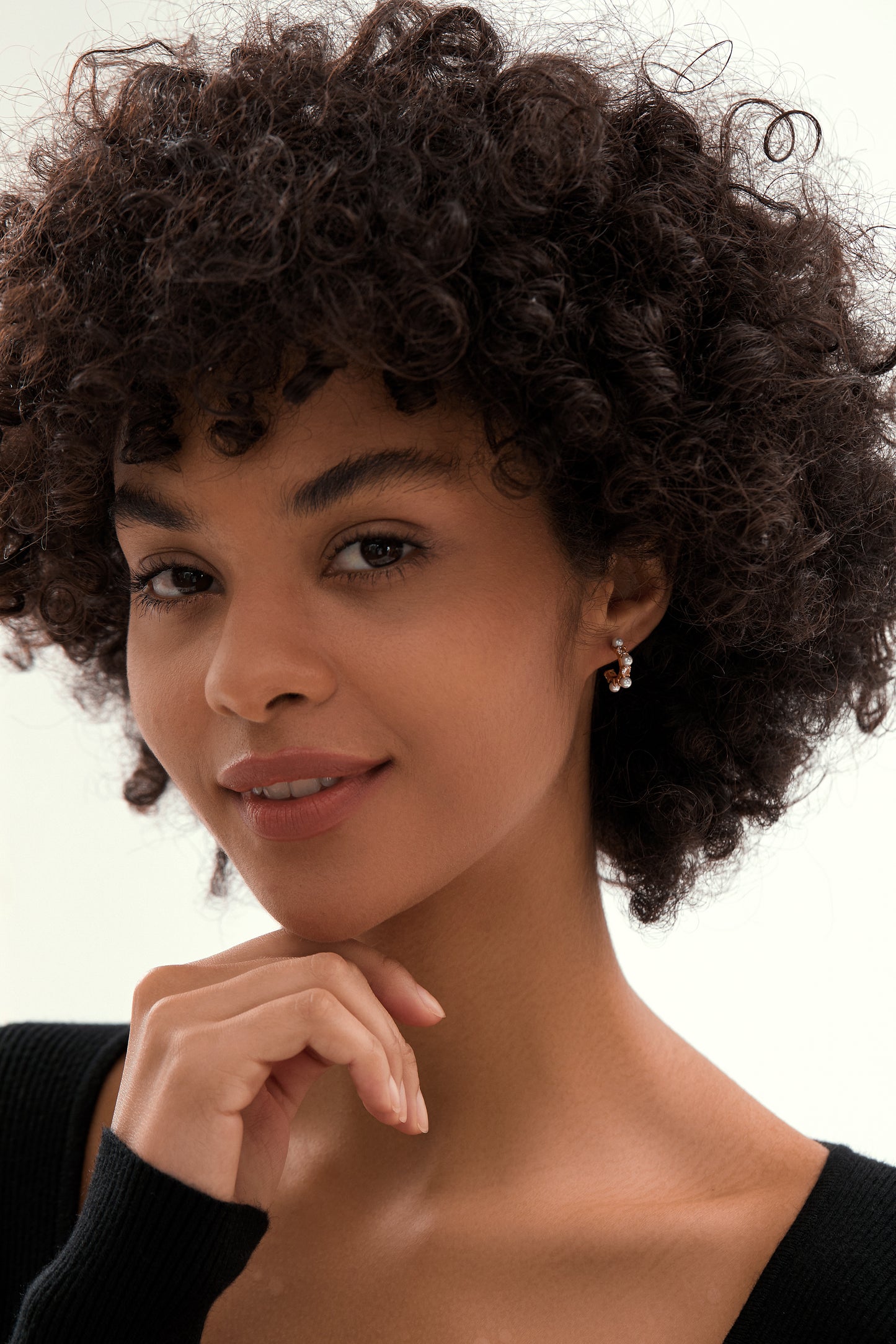 Thick Open C-shaped Earrings