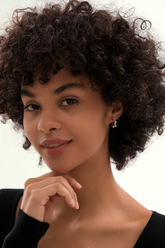 Thick Open C-shaped Earrings