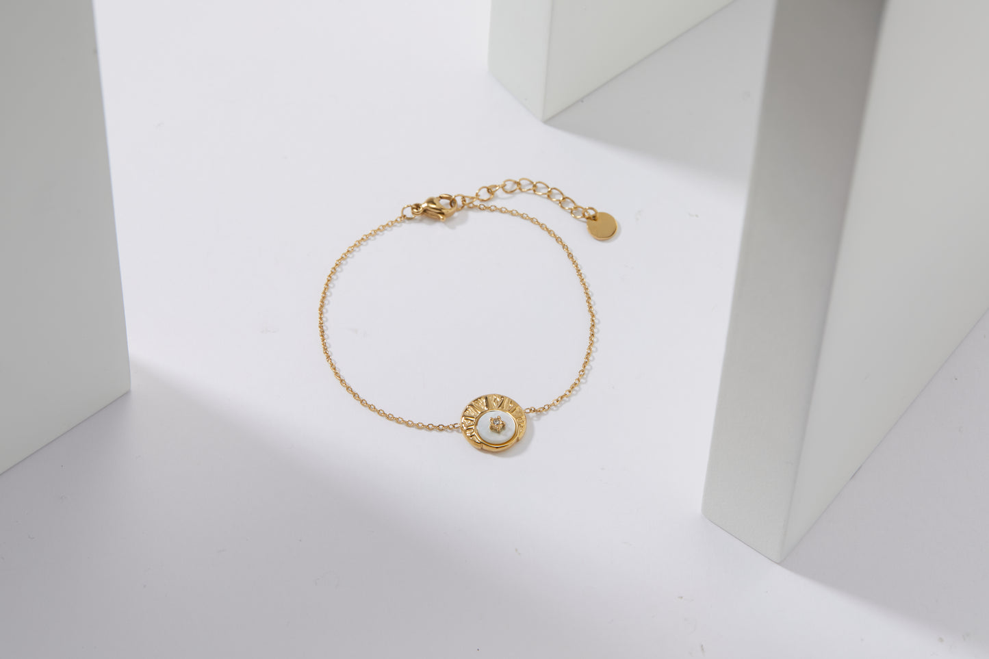 Scattered Stars Opal Disc Bracelet