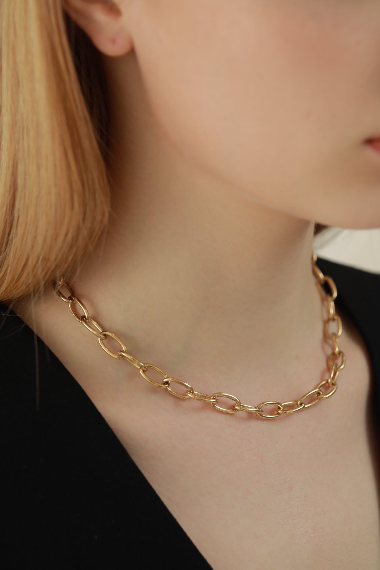 Paperclip Link Chain Necklace