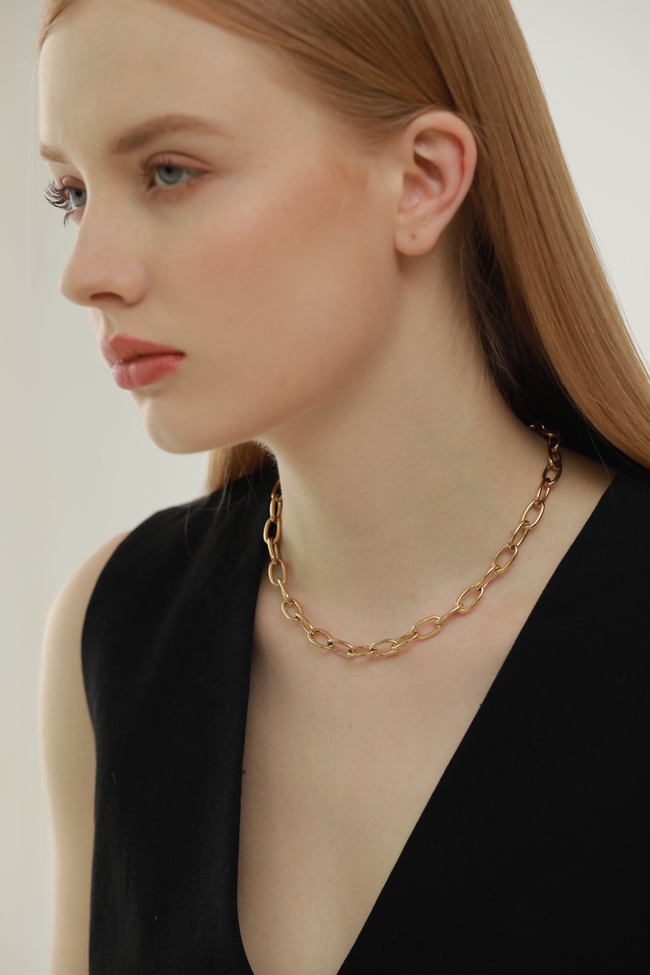 Paperclip Link Chain Necklace