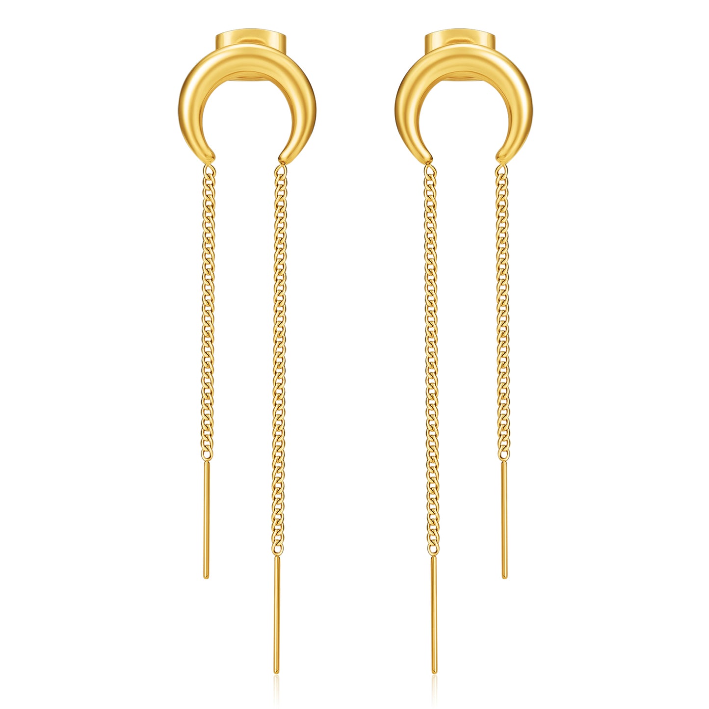 Long Dangle Drop Earrings