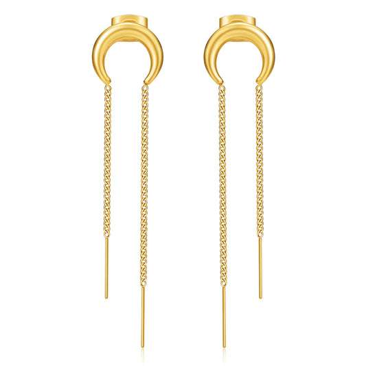 Long Dangle Drop Earrings