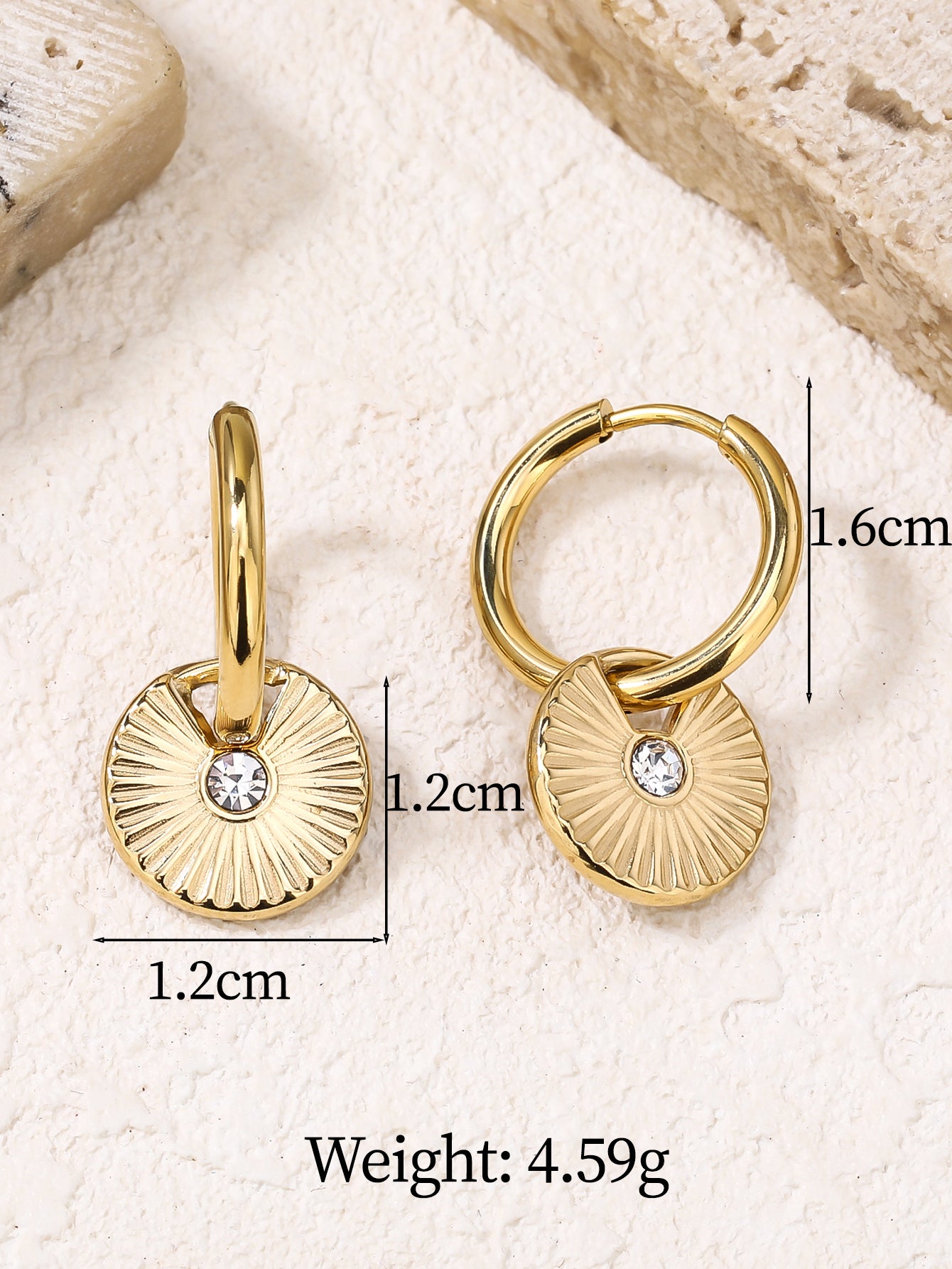 Dangle Drop Earrings with Cubic Zirconia