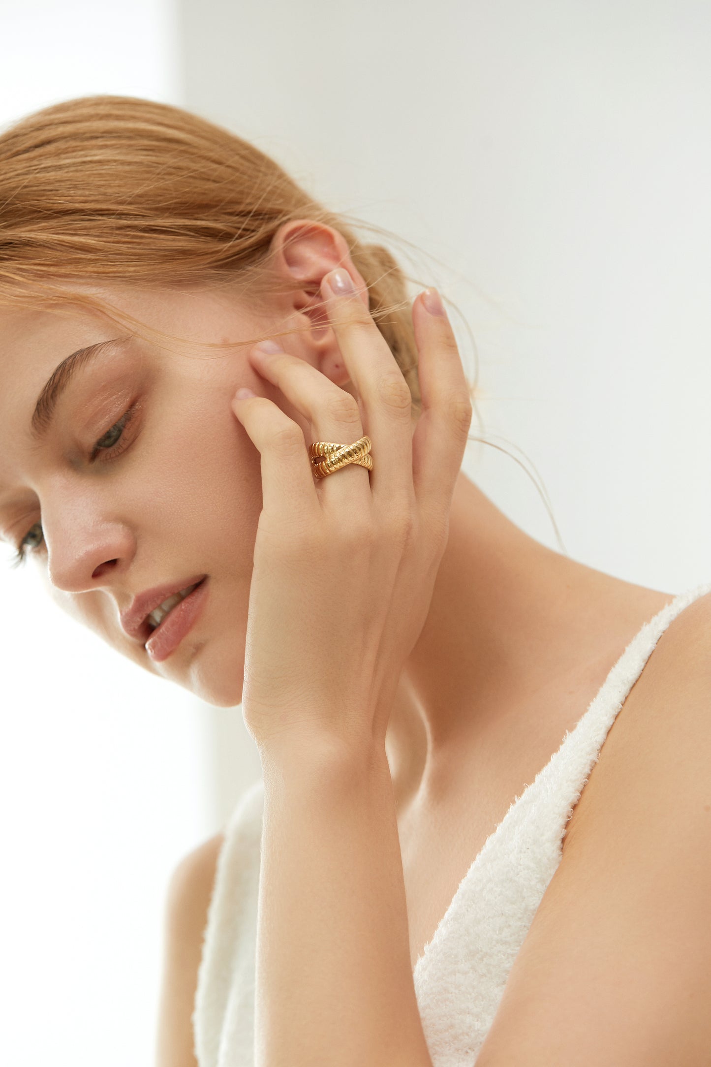 Statement Dome Band Chunky Rings