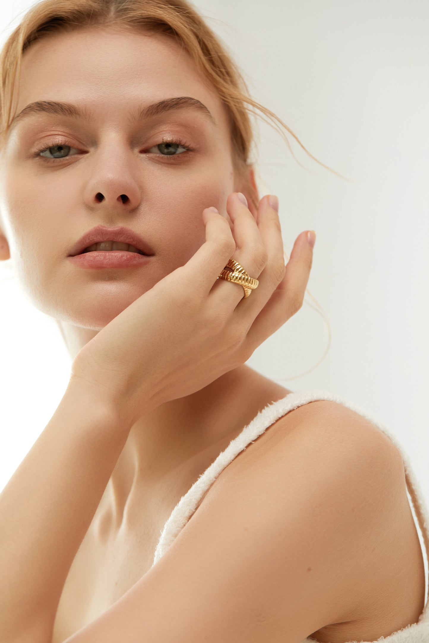 Statement Dome Band Chunky Rings