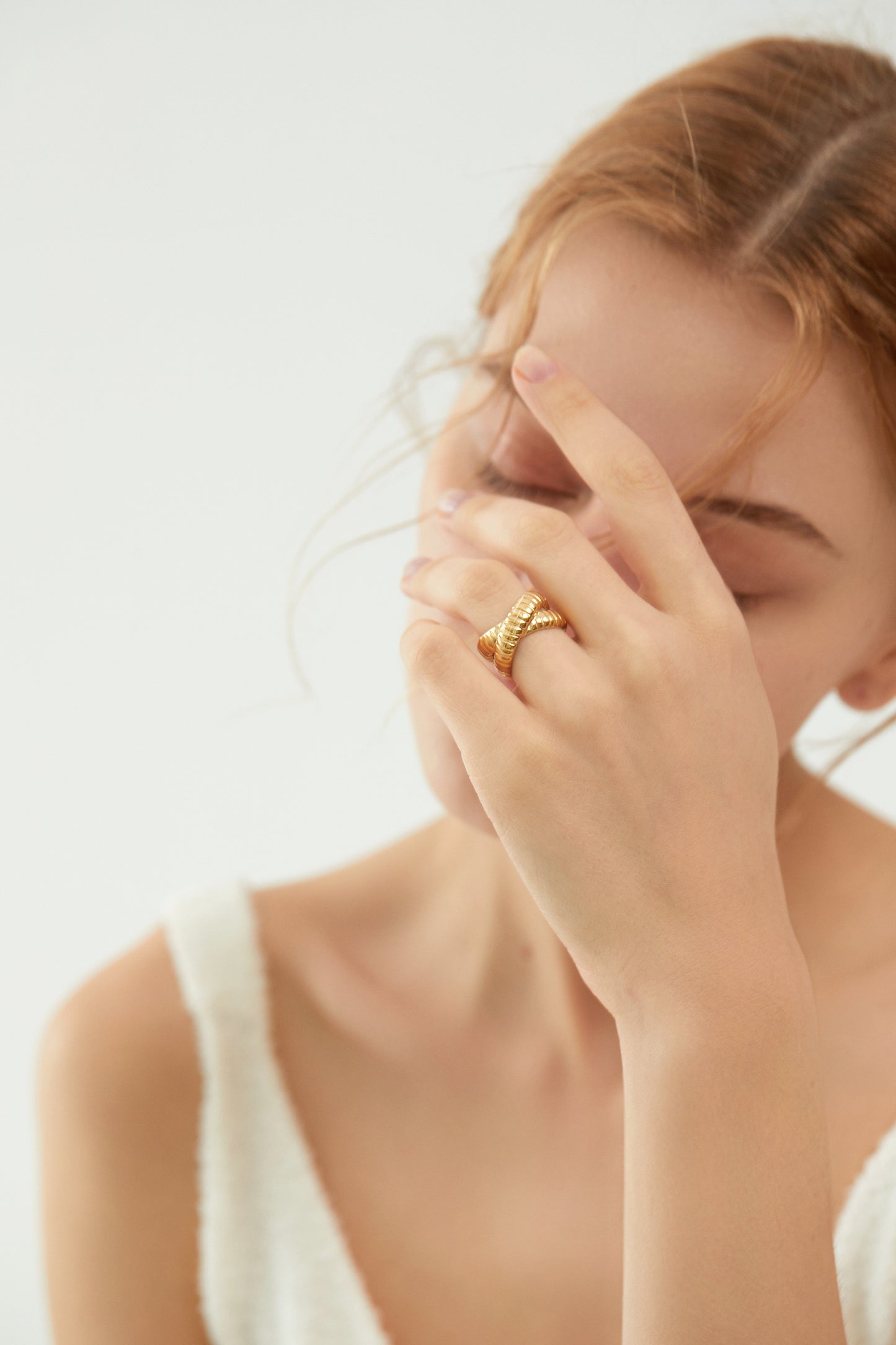 Statement Dome Band Chunky Rings