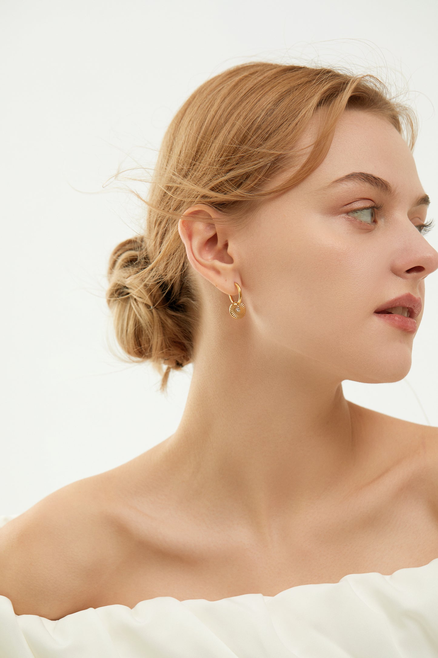 Dangle Drop Earrings with CZ