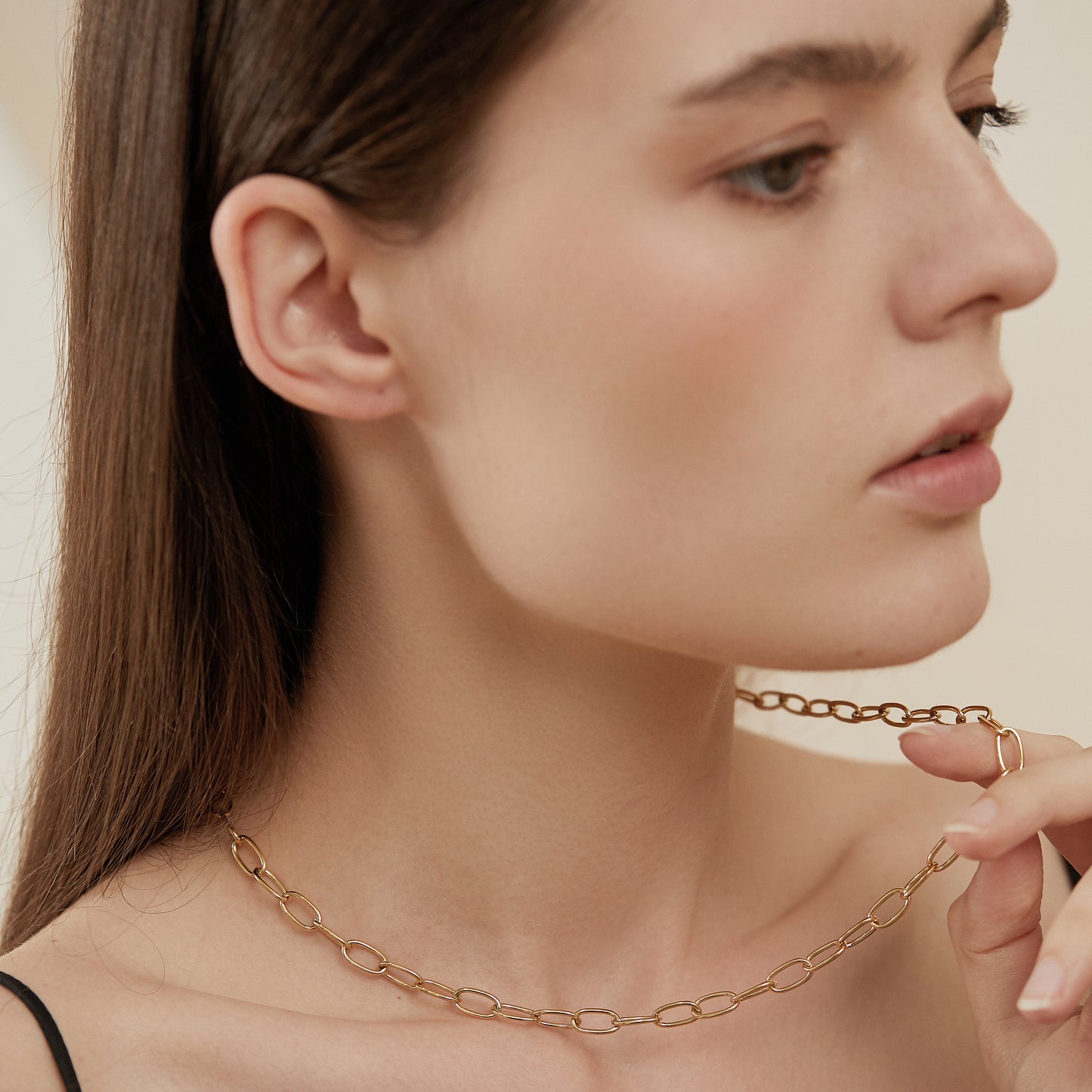 Paperclip Link Chain Necklace