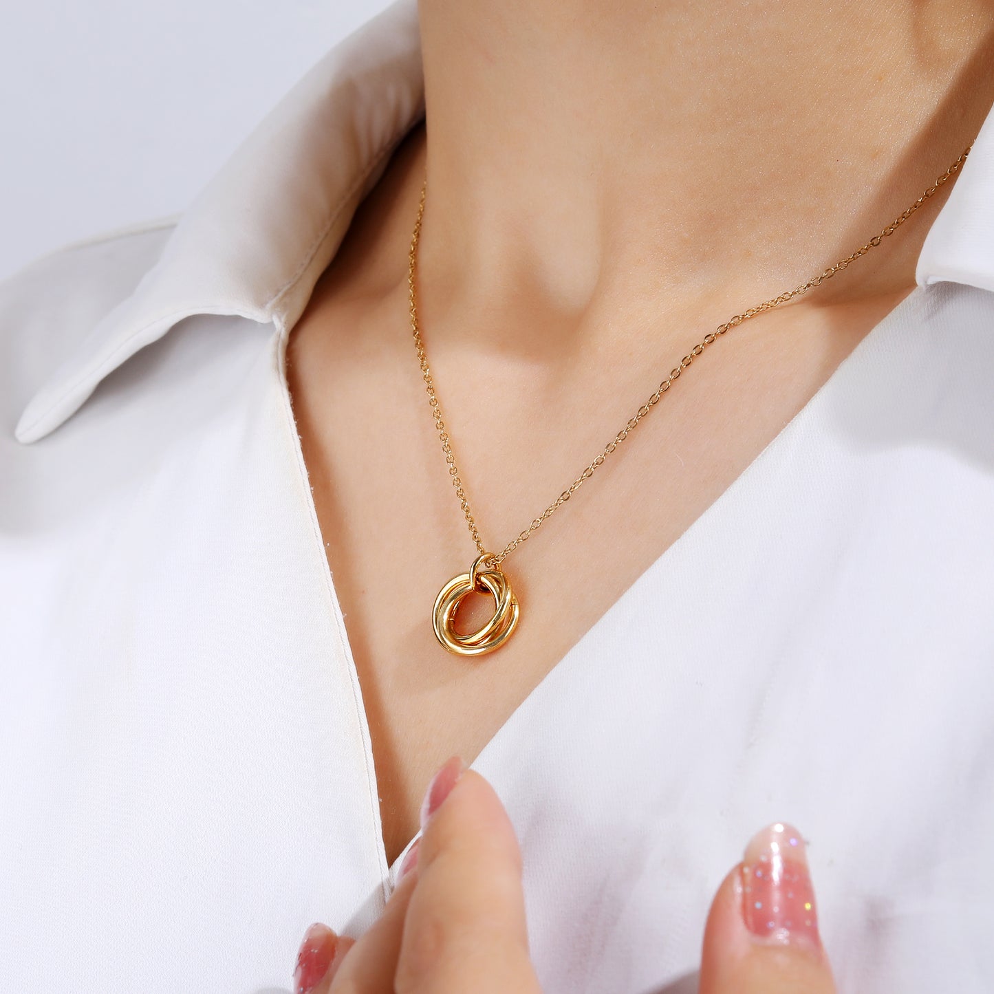 Ring Holder Pendant  Necklace