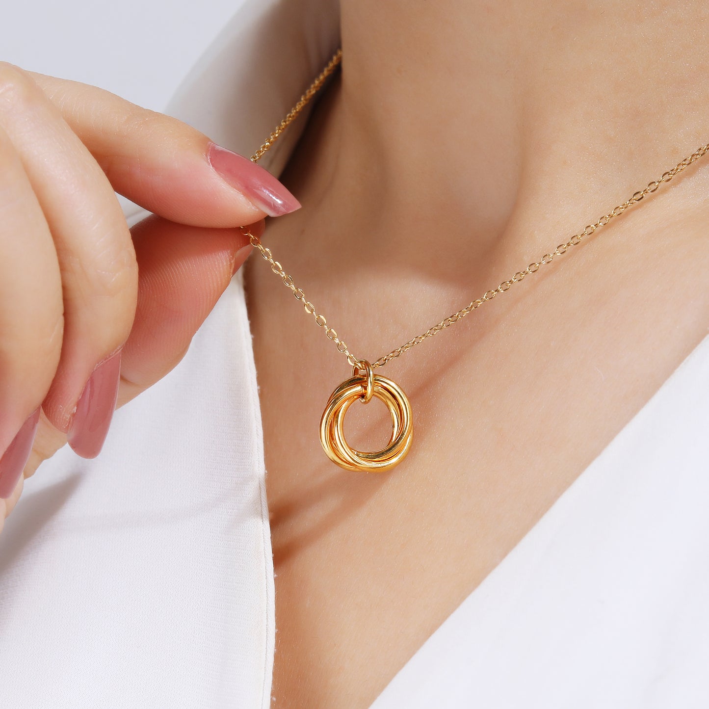 Ring Holder Pendant  Necklace