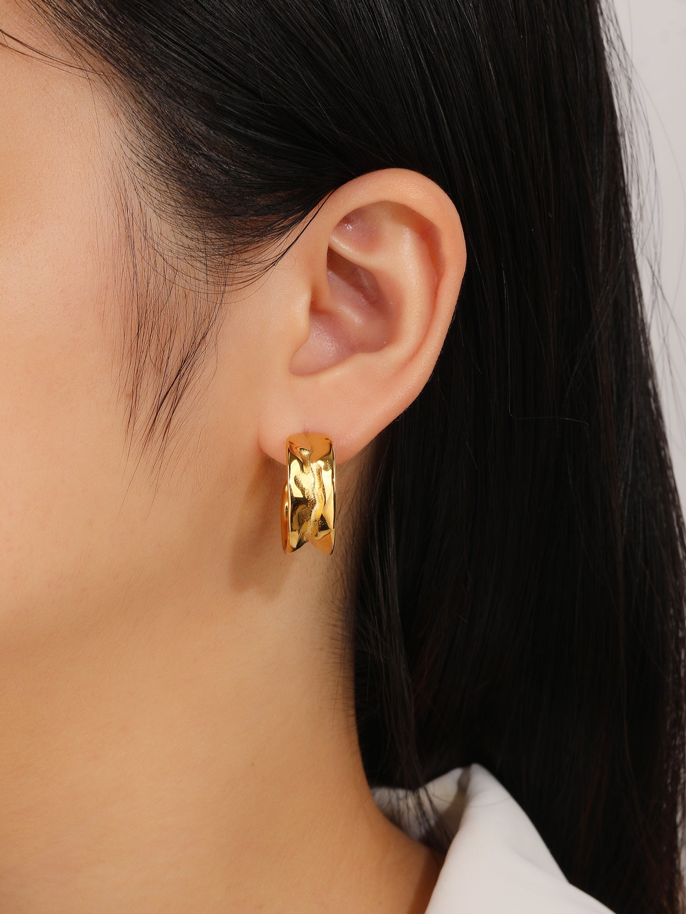 Gold Chunky Earrings