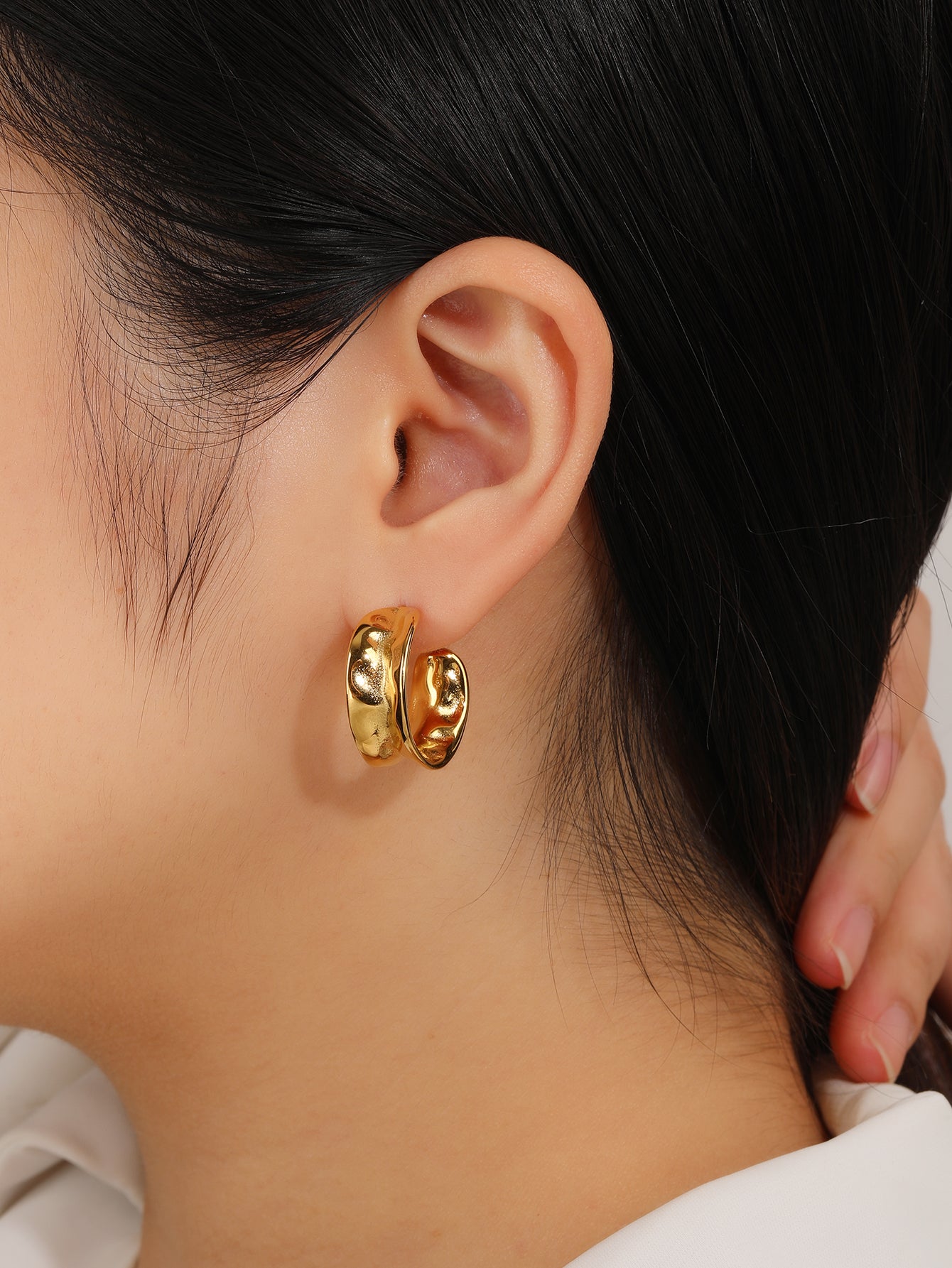 Gold Chunky Earrings