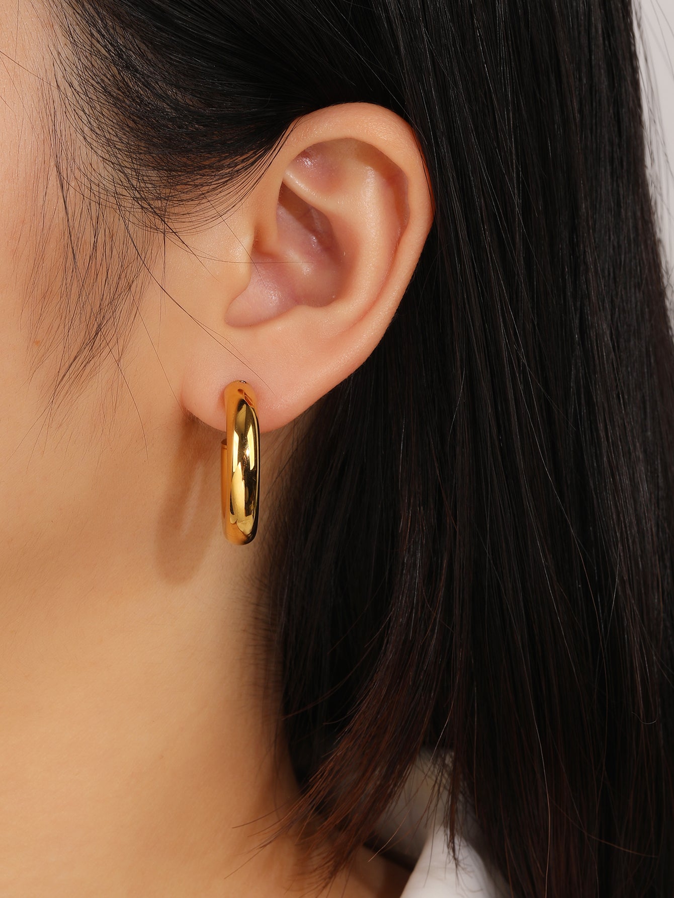 Chunky Hoop Earrings