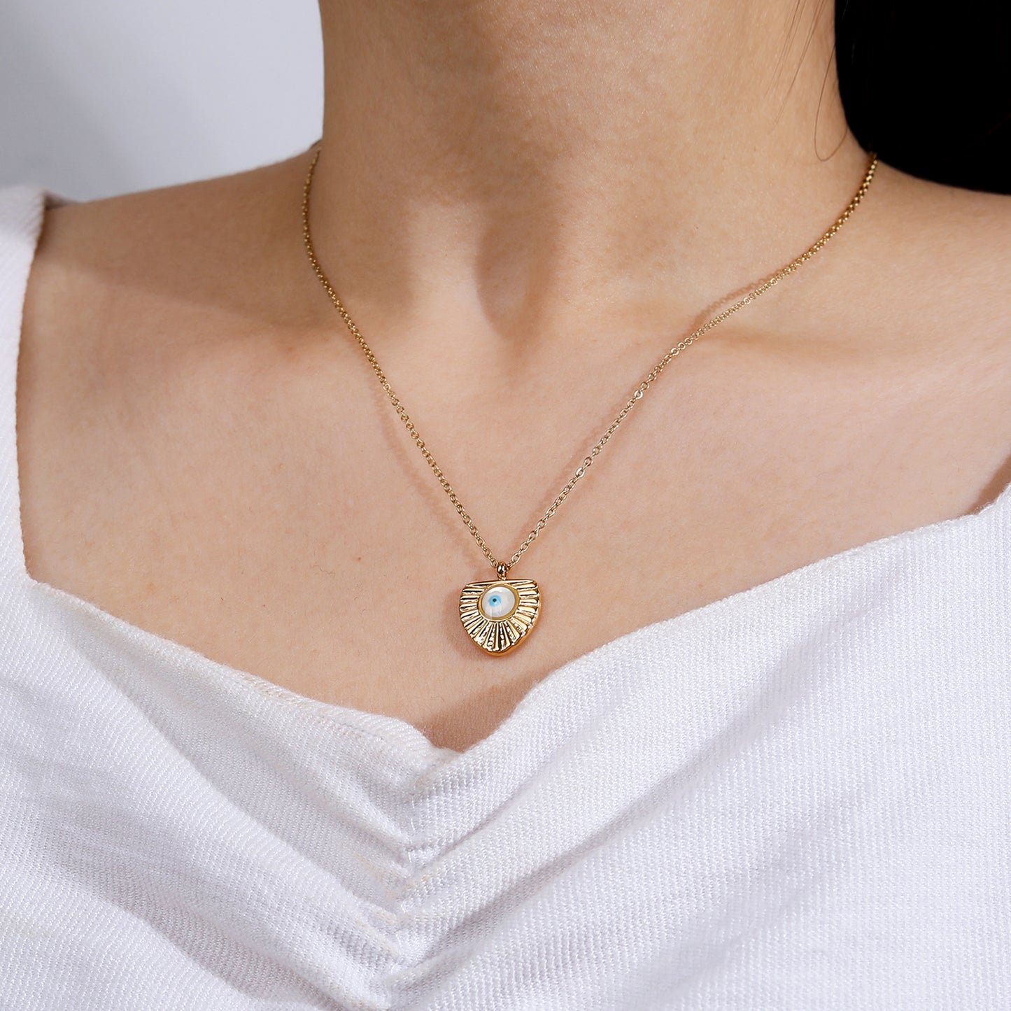 Evil Eye Lucky Protection Pendant Necklace