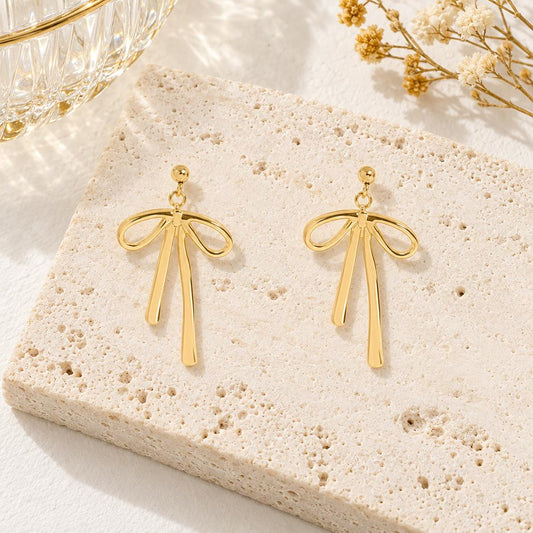 Ribbon Bow Earrings