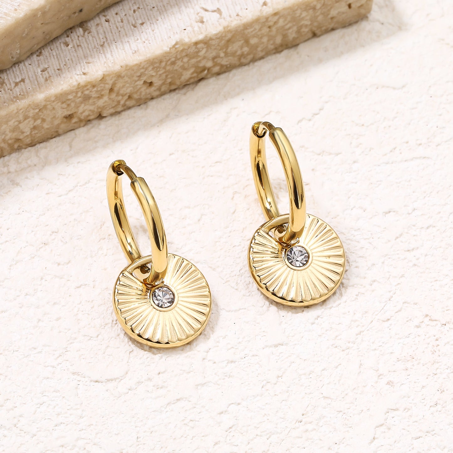 Dangle Drop Earrings with Cubic Zirconia