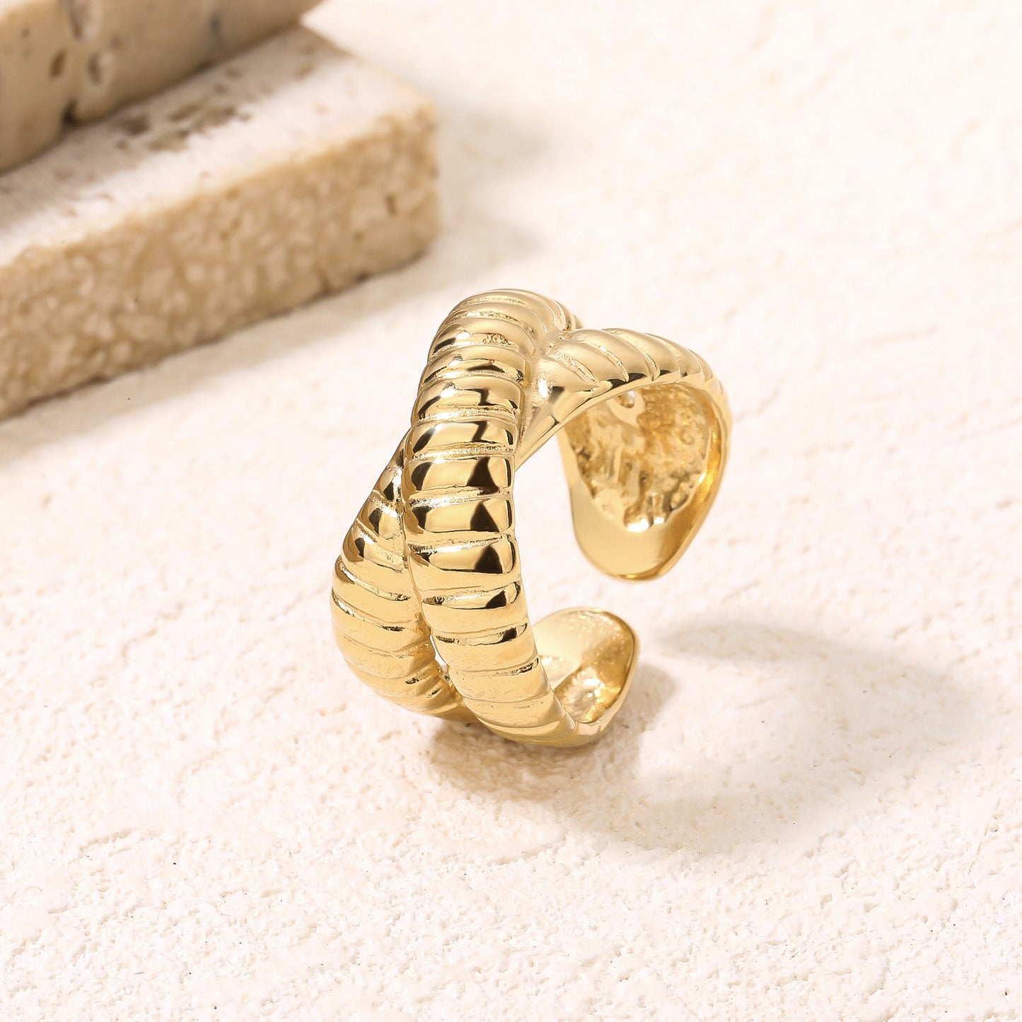 Statement Dome Band Chunky Rings
