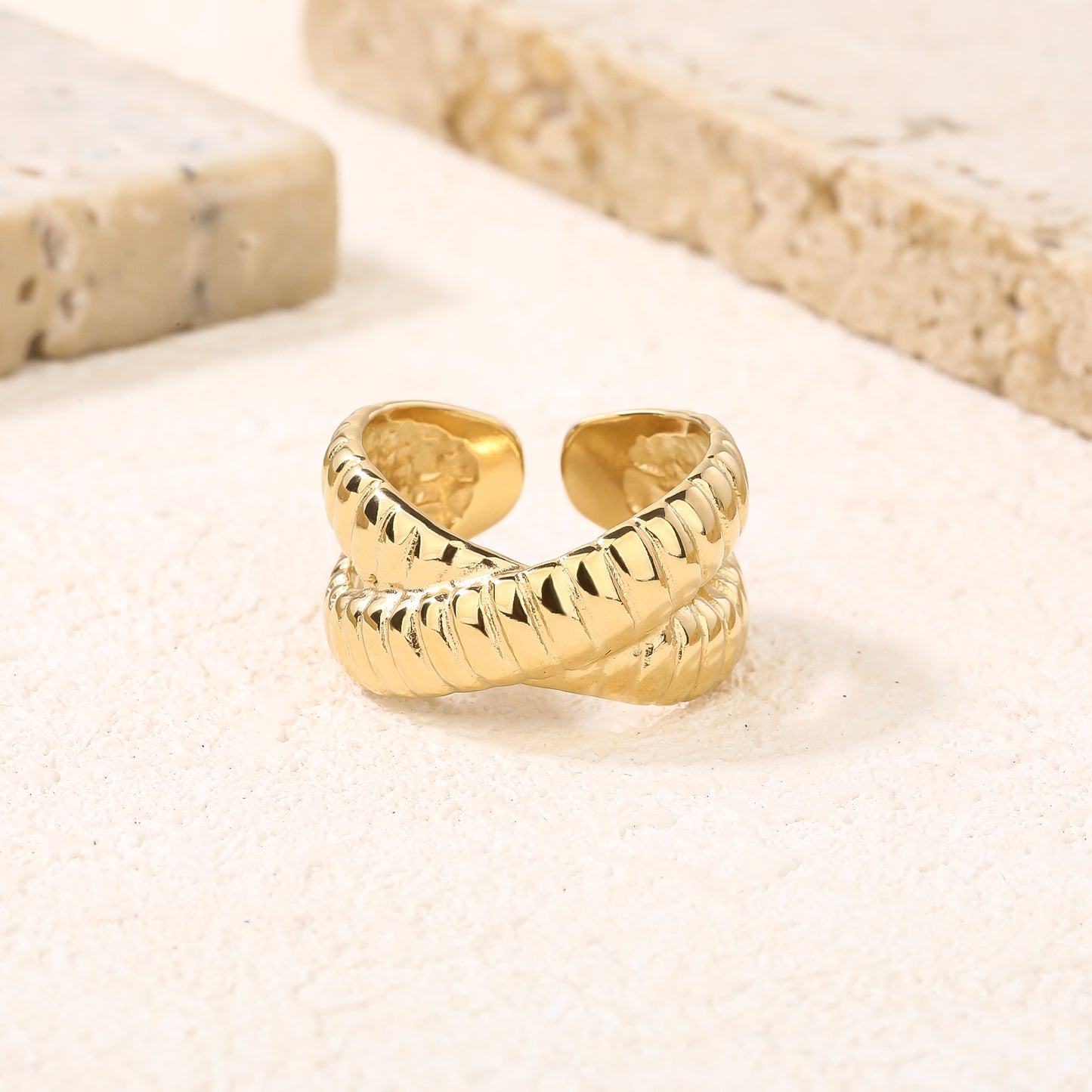 Statement Dome Band Chunky Rings