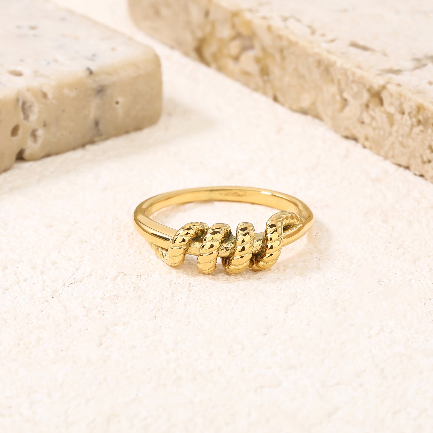 Vintage Braided Twisted Signet Ring