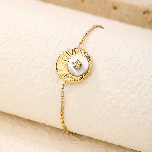 Scattered Stars Opal Disc Bracelet
