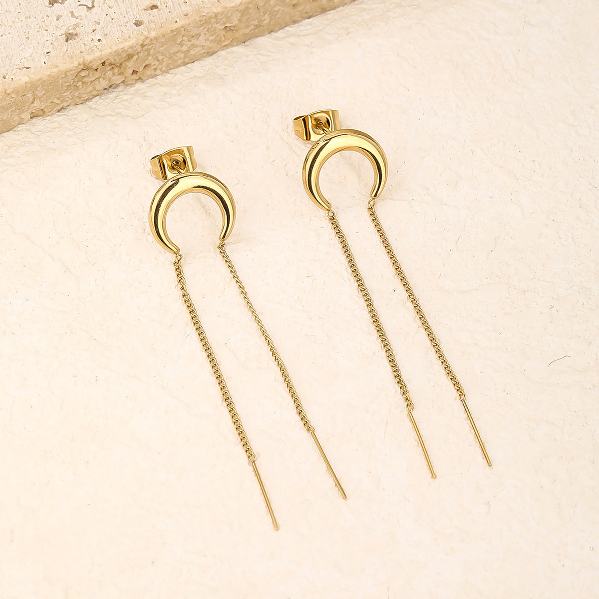 Long Dangle Drop Earrings