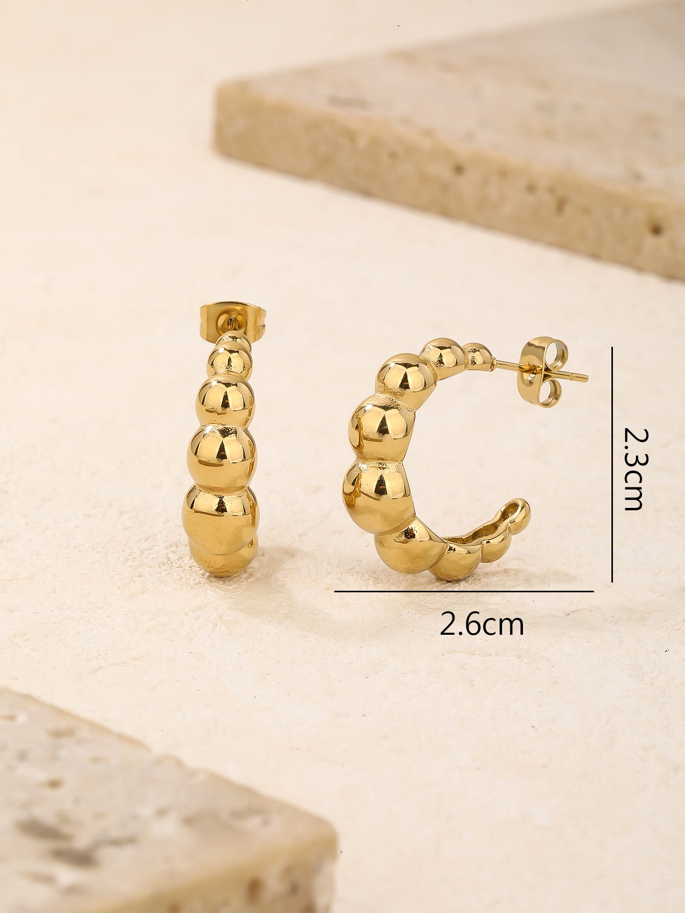 Dainty Open Hoop Earrings