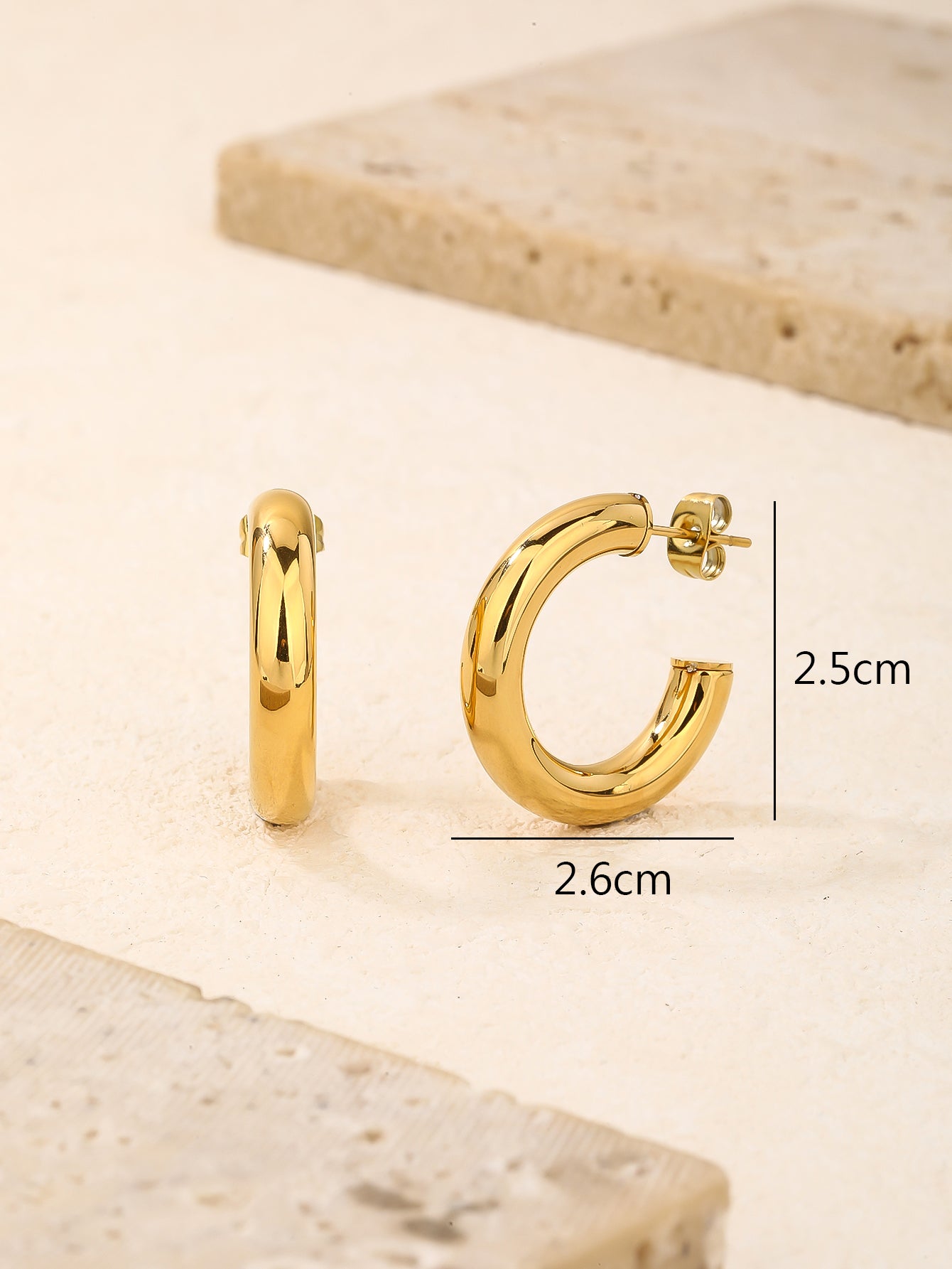 Chunky Hoop Earrings