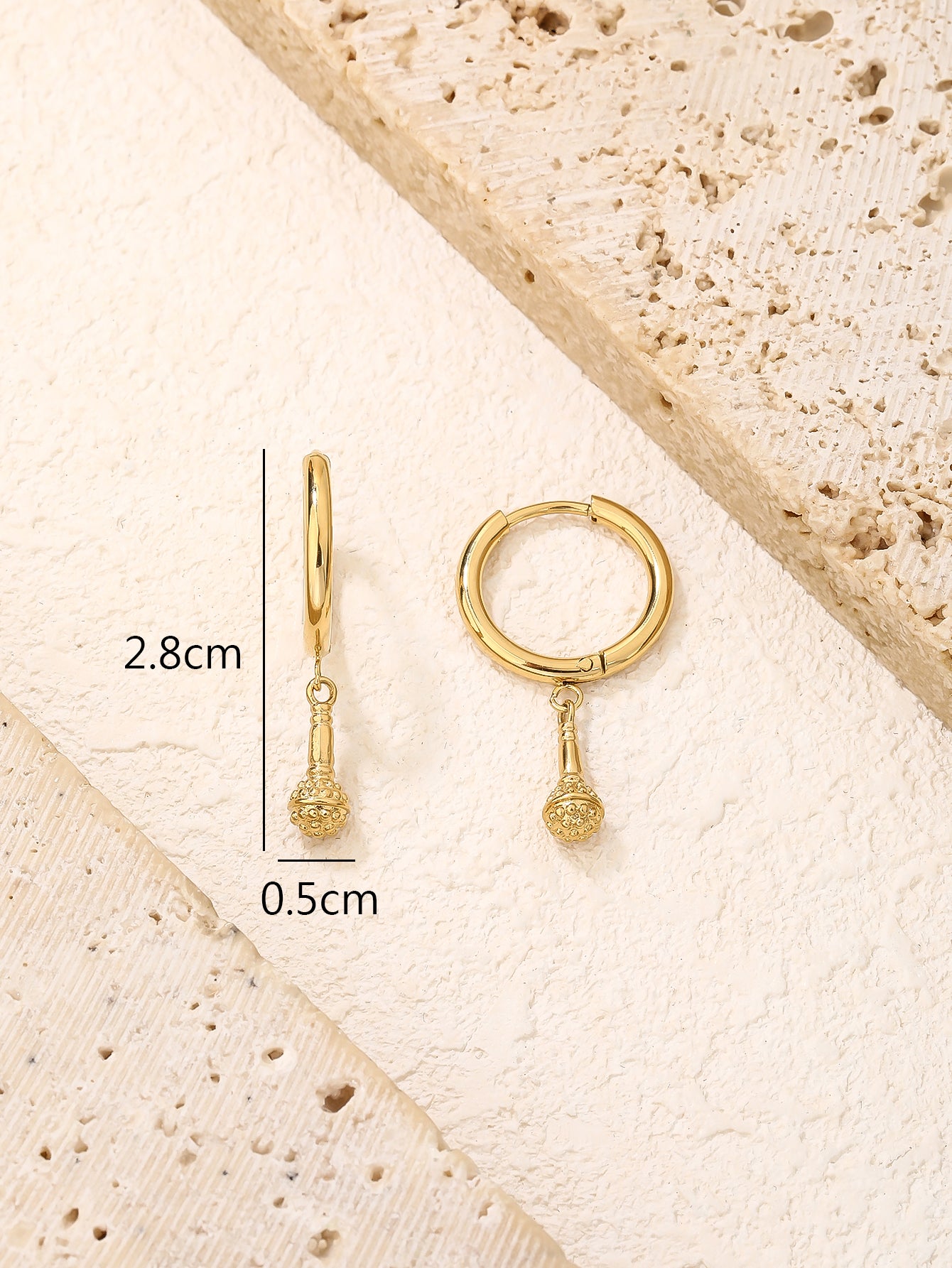 Trendy Huggie Hoop Earrings