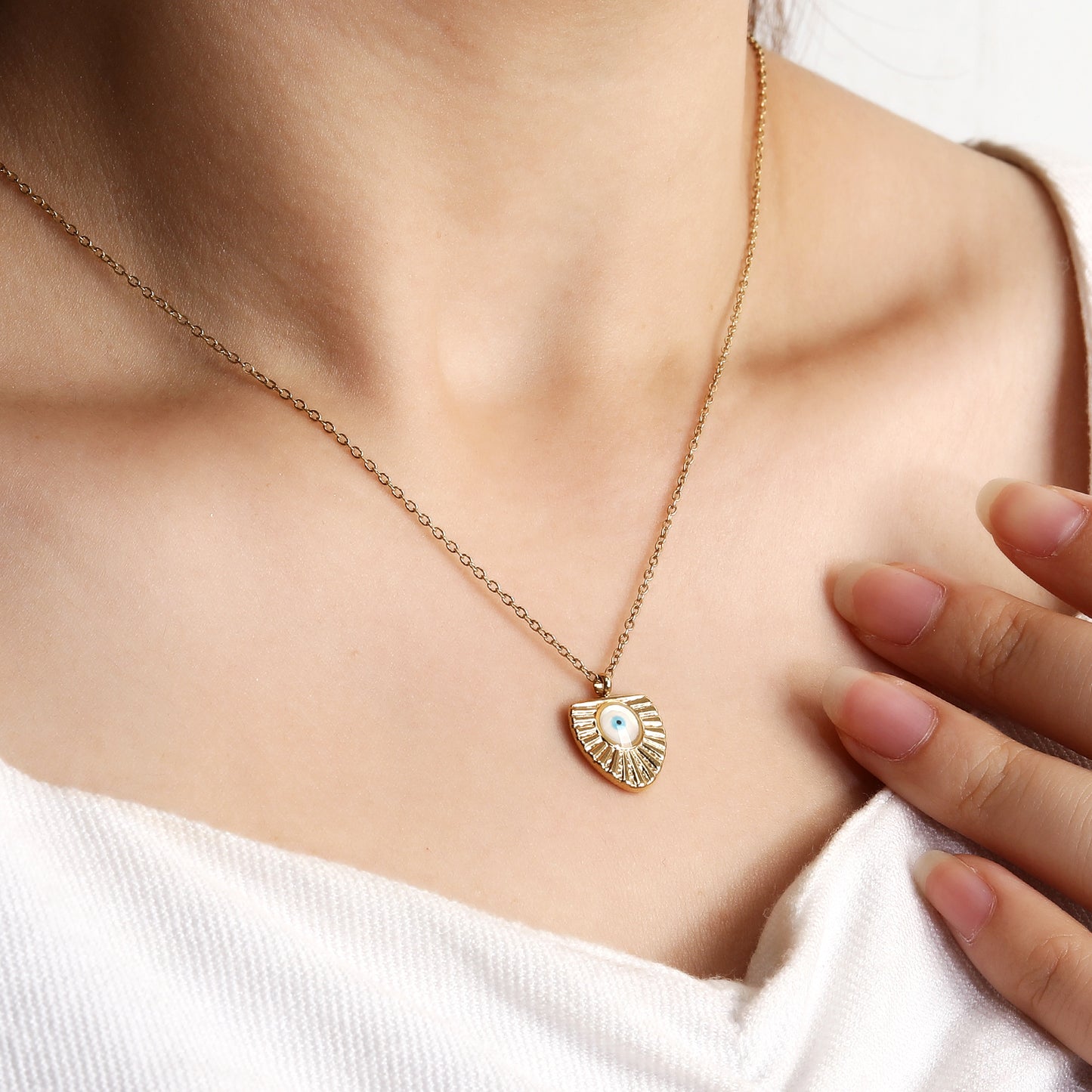 Evil Eye Lucky Protection Pendant Necklace